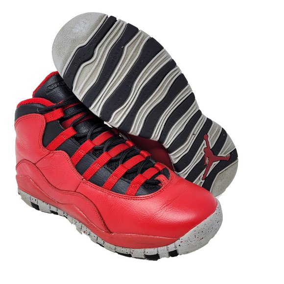 Jordan Other - Jordan 10 Retro Kids Red Black Chicago Bulls 6.5